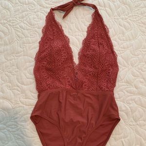 One piece bathing suit